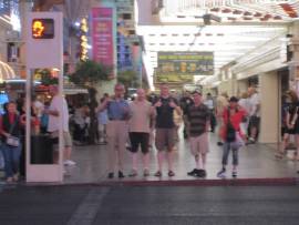  A few of the CommVEx 2011 attendees on Fremont Street